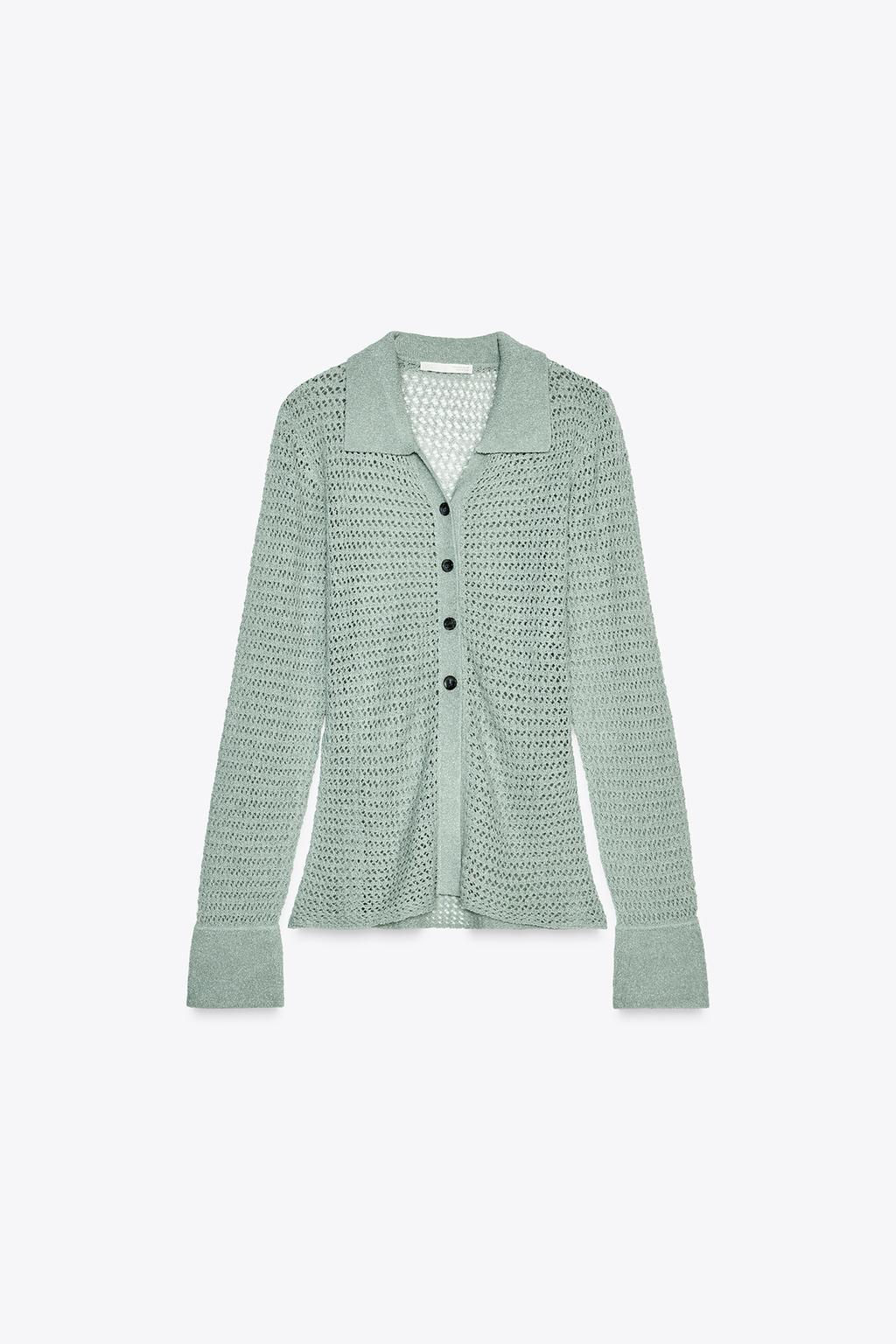 CUT KNIT POLO NECK SWEATER - Zara фото 5