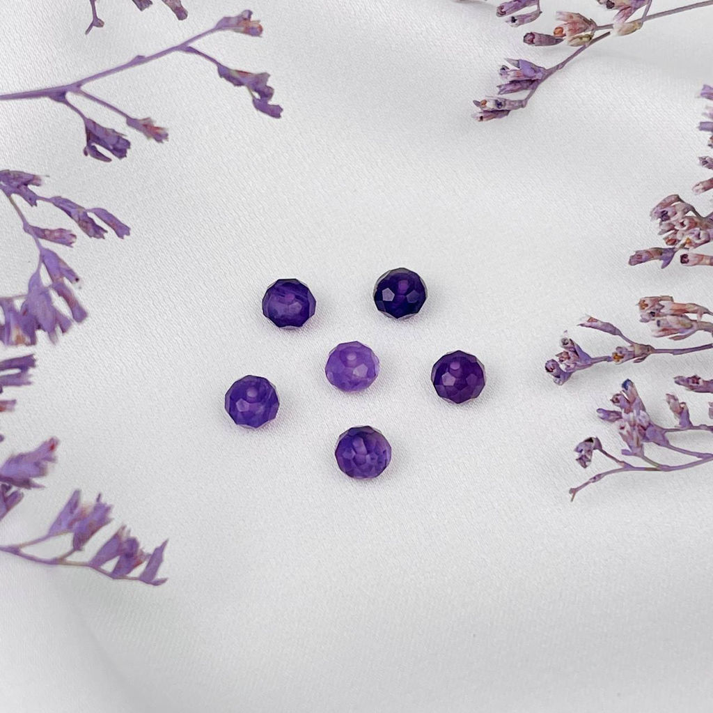 Бусины для украшений из Аметиста (10 шт)