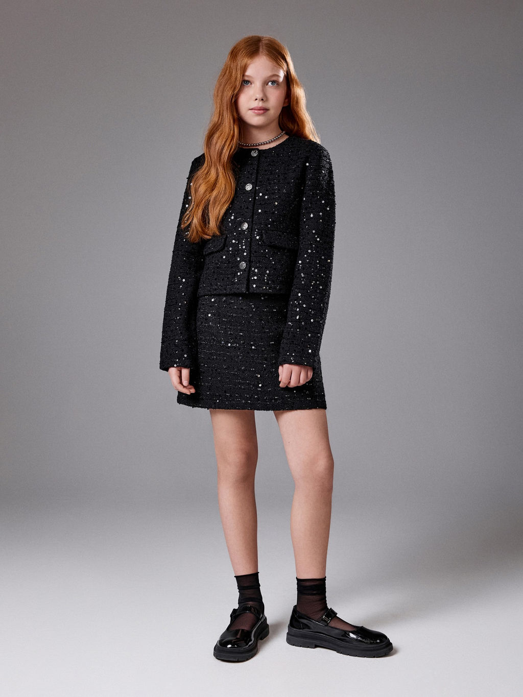 ACOOLA / Жакет детский для девочек Anteya_jk черный  фото 2
