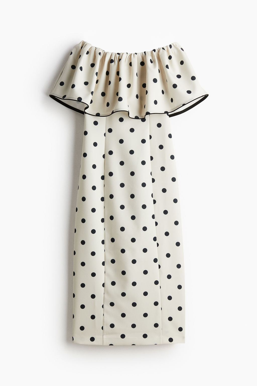 Vestido off-the-shoulder - H&m фото 7