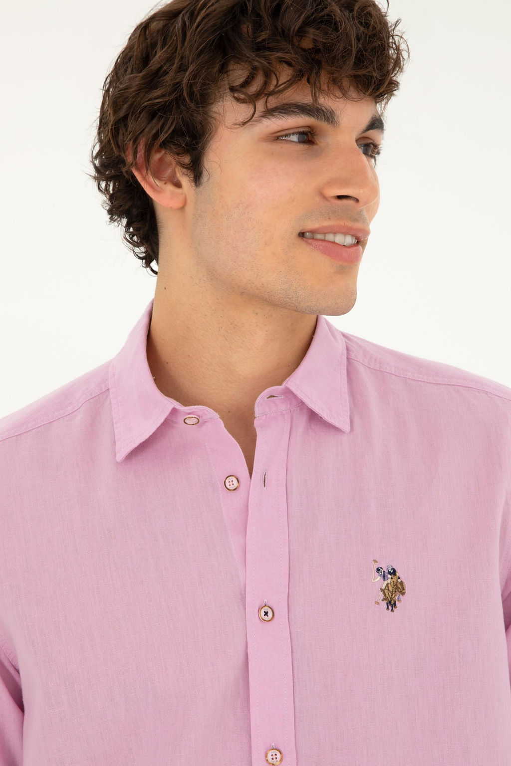 U. S. Polo Assn / Мужская базовая рубашка с длинным рукавом Magnolia - U.s. polo assn фото 2