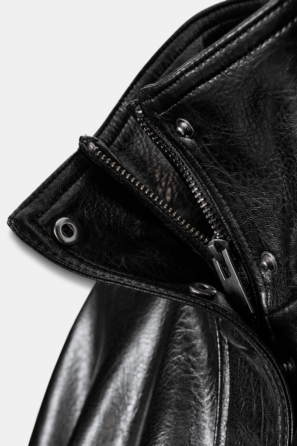 FAUX LEATHER VOLUME JACKET - Zara фото 9