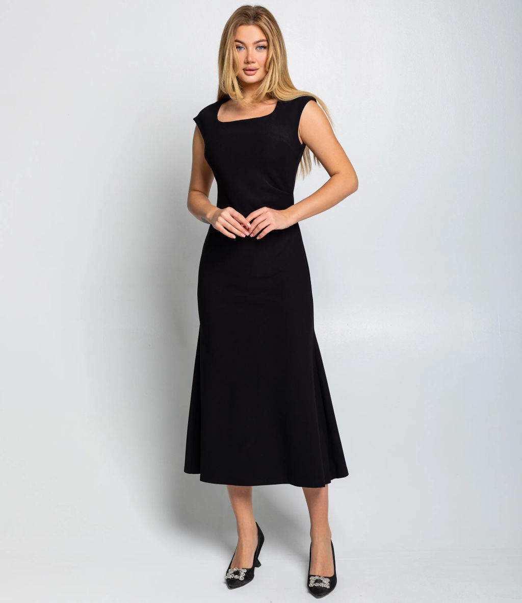 Платье #КТ3298, чёрный