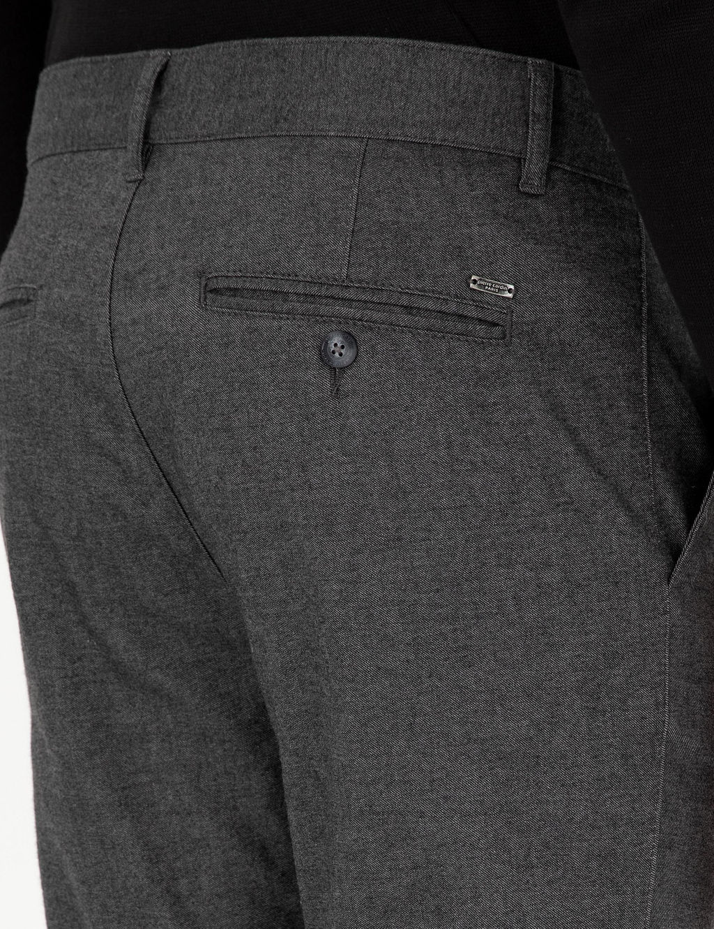 Gri Slim Fit Kanvas Pantolon - Pierre cardin фото 6
