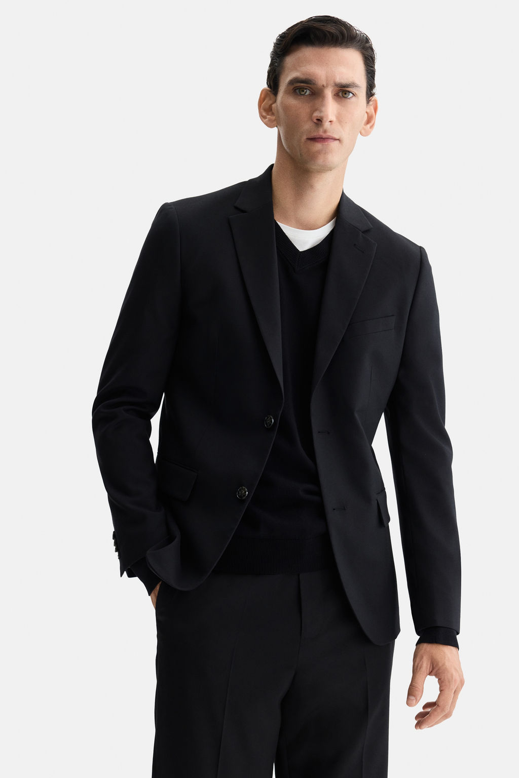 Americana de botonadura sencilla Regular Fit - H&m фото 5