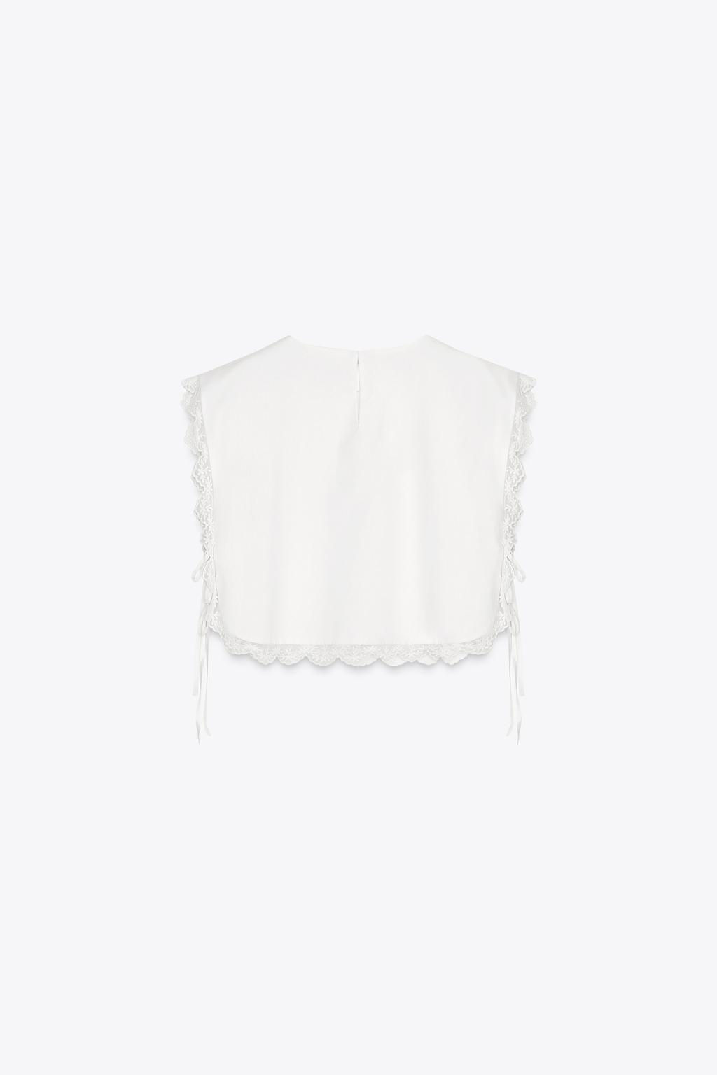 EMBROIDERED TIE TOP - Zara фото 7