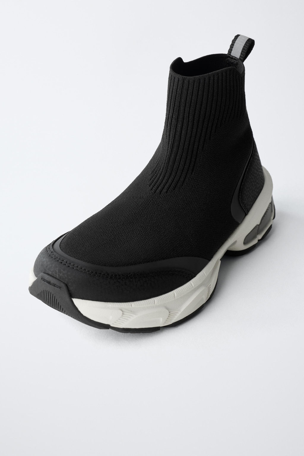 HIGH-TOP SOCK SNEAKERS - Zara фото 3