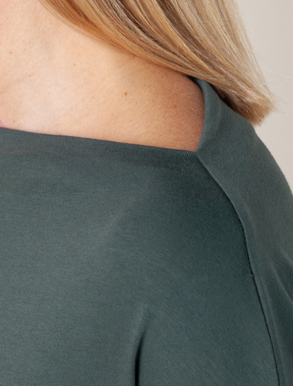 VILATTE / Лонгслив с горловиной лодочка из премиального хлопка  фото 2