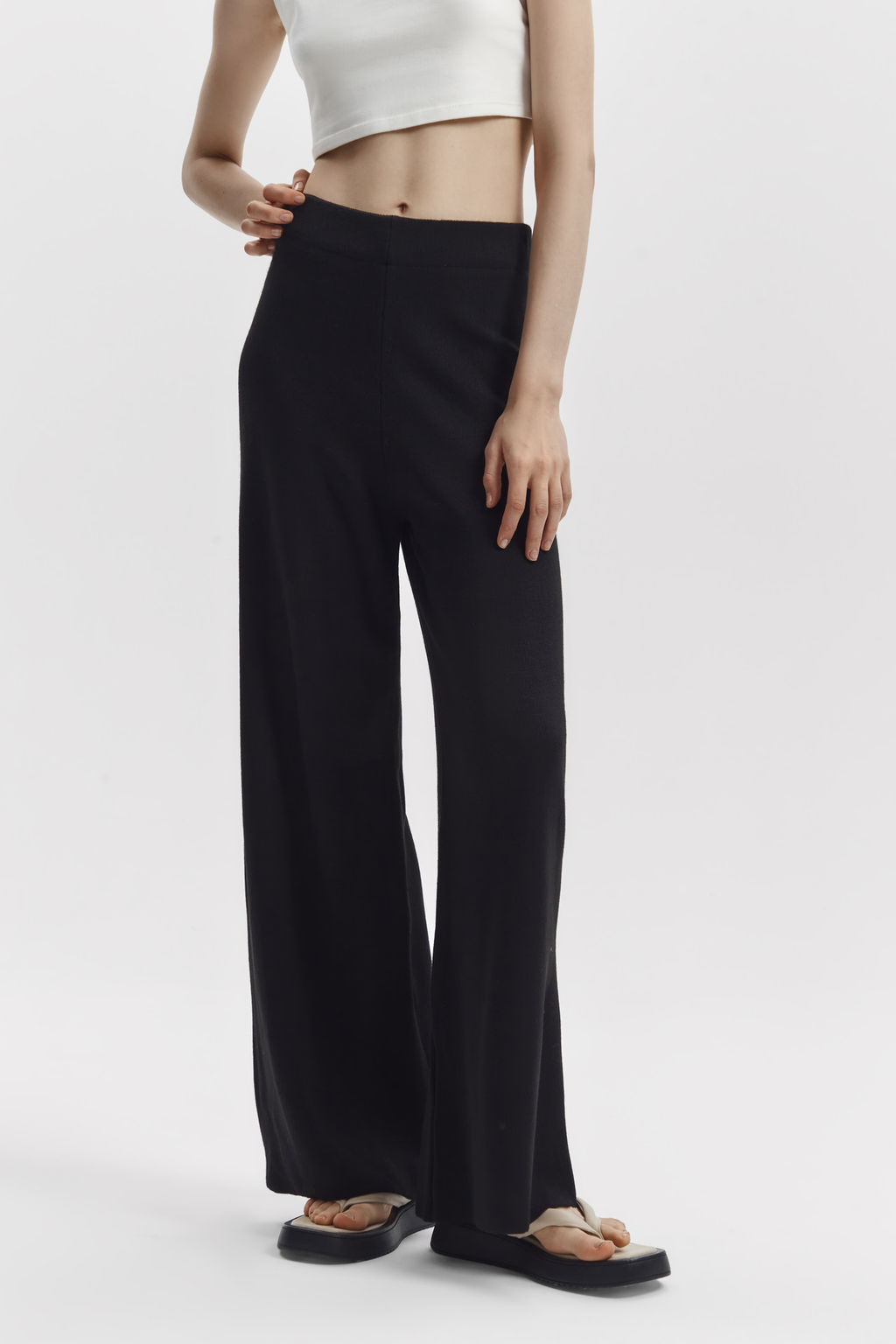 Брюки трикотажные прямого кроя - Mollis фото 2