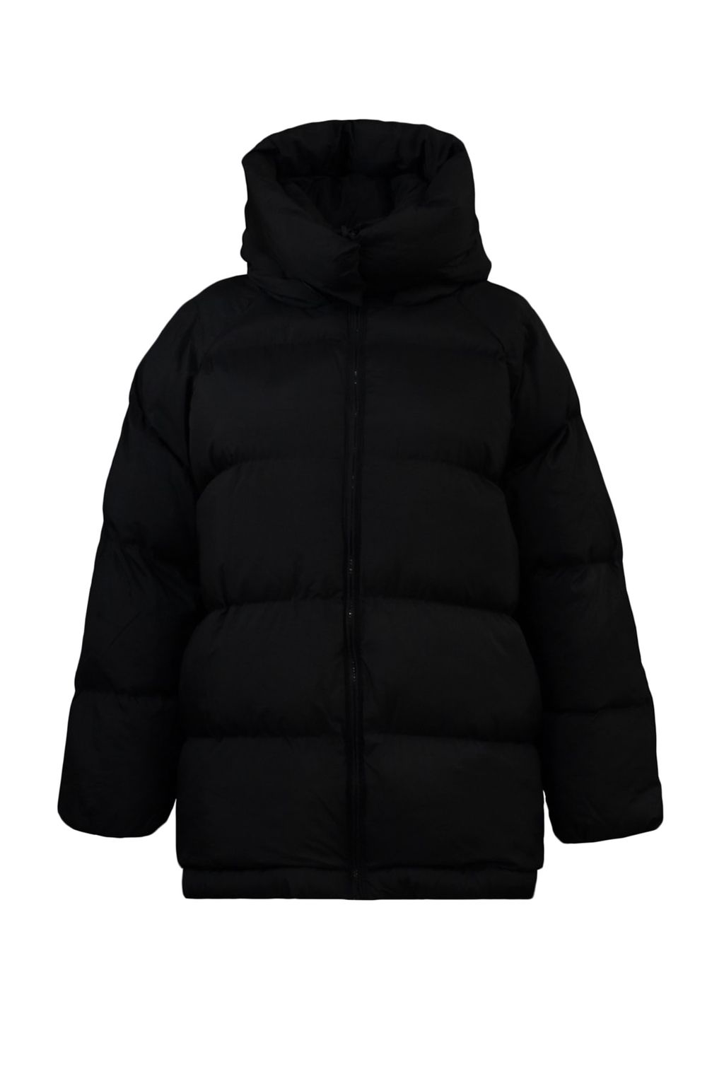 TRENDYOLMILLA Siyah Oversize Kapusonlu Su Itici Sisme Mont TWOAW23MO00193  фото 6