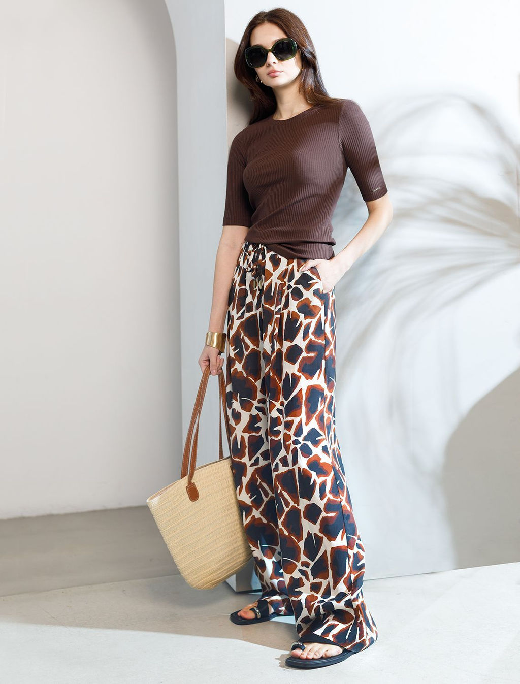 VILATTE / Брюки из вискозы с лиоцеллом  фото 10