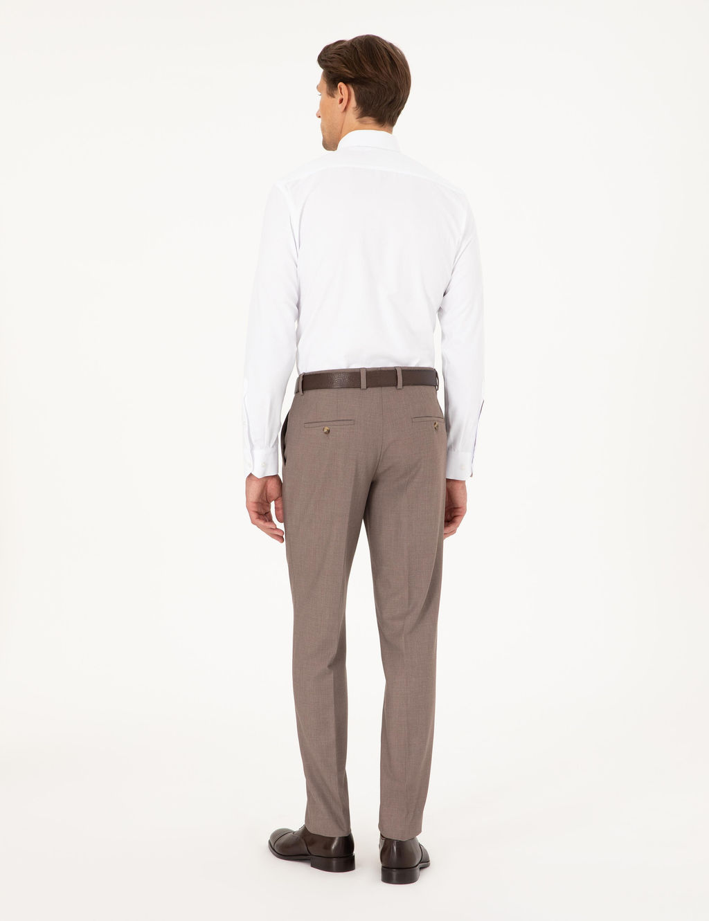 A__k Kahverengi Ex. Slim Fit Kuma_ Pantolon - Pierre cardin фото 4
