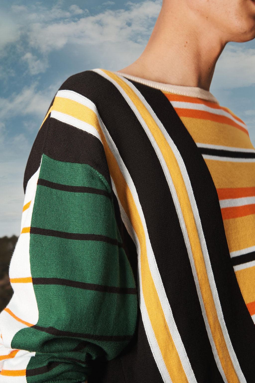 LIMITED EDITION CONTRAST STRIPED SWEATER - Zara фото 4