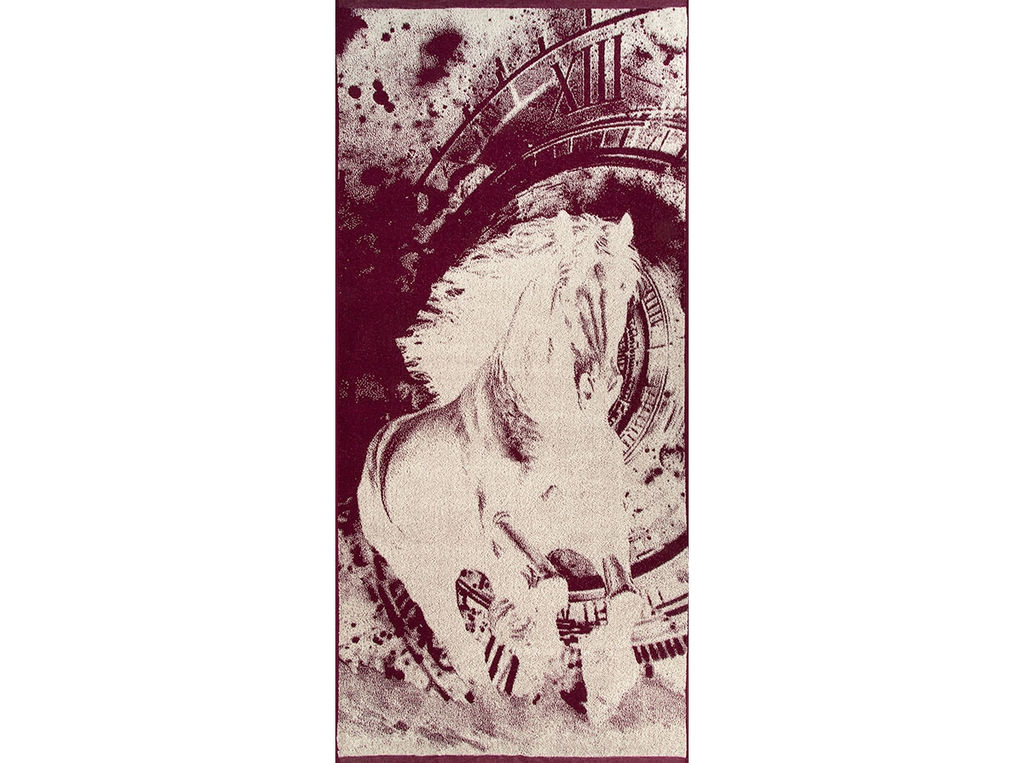 Полотенце махровое 6с102.411ж1 Бег времени (кр.дерево1) 67х150см