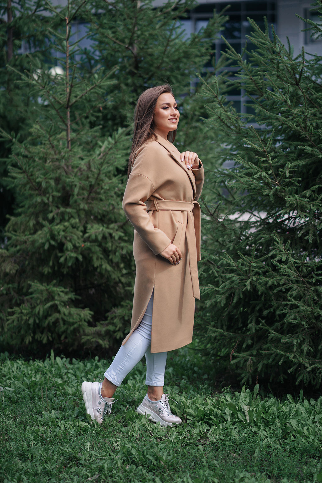 Пальто женское демисезонное 21820 (кремовый) - Kankan фото 45