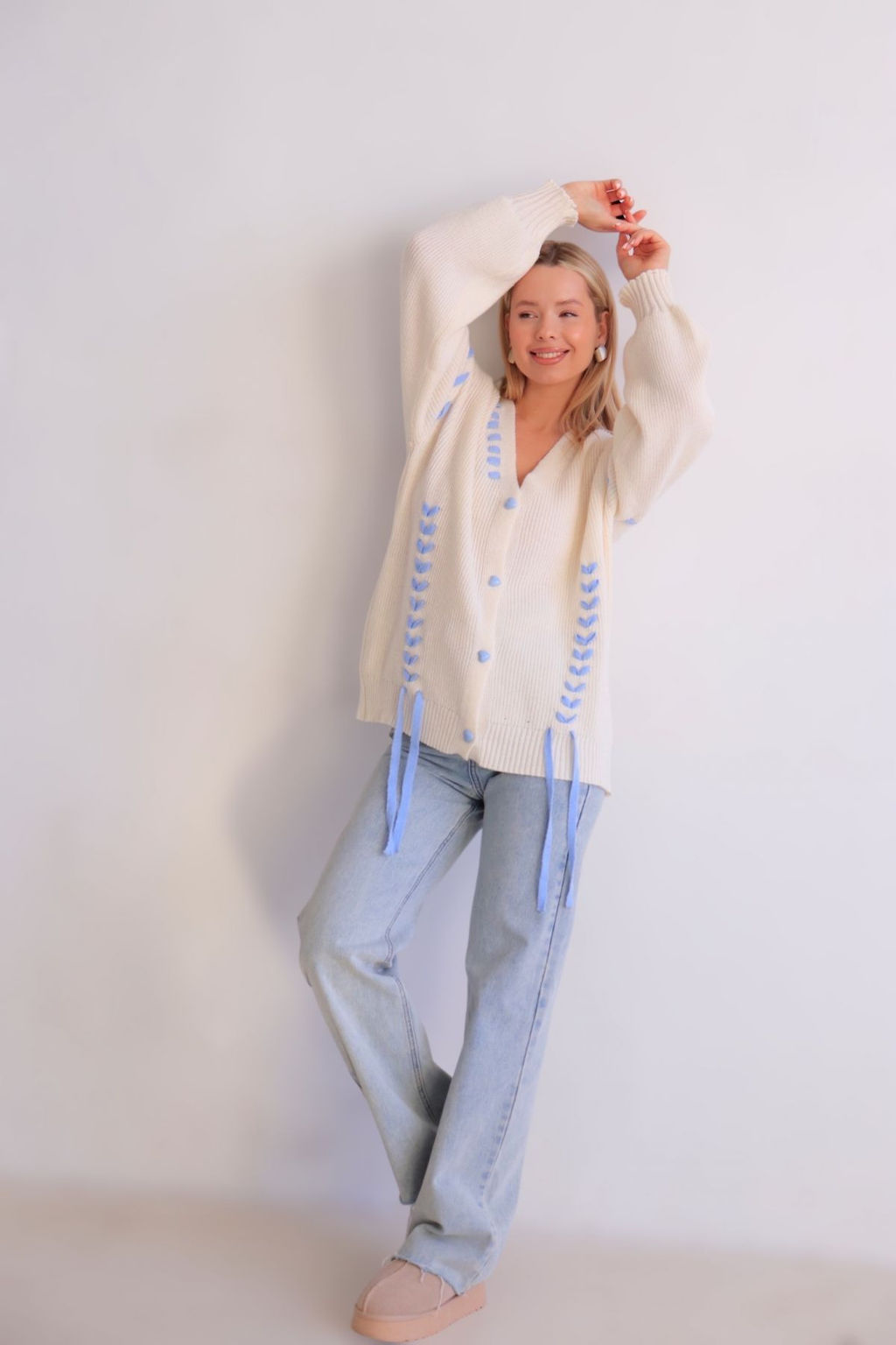 Martichelli Кардиган молочный фото 24