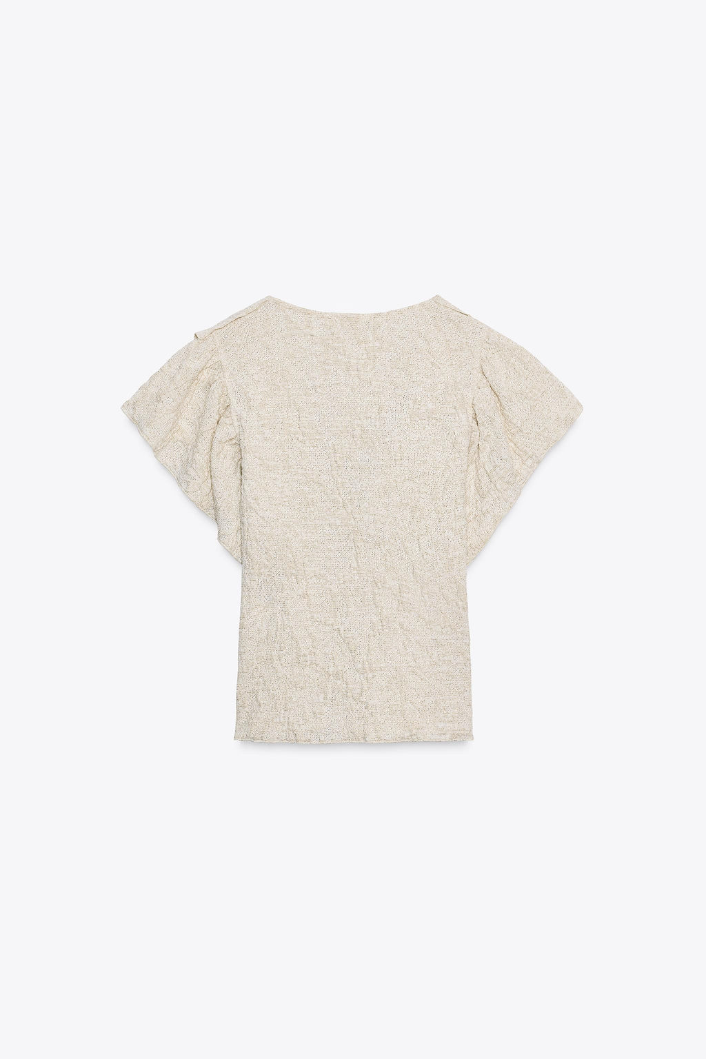 METALLIC THREAD JACQUARD TOP - Zara фото 5