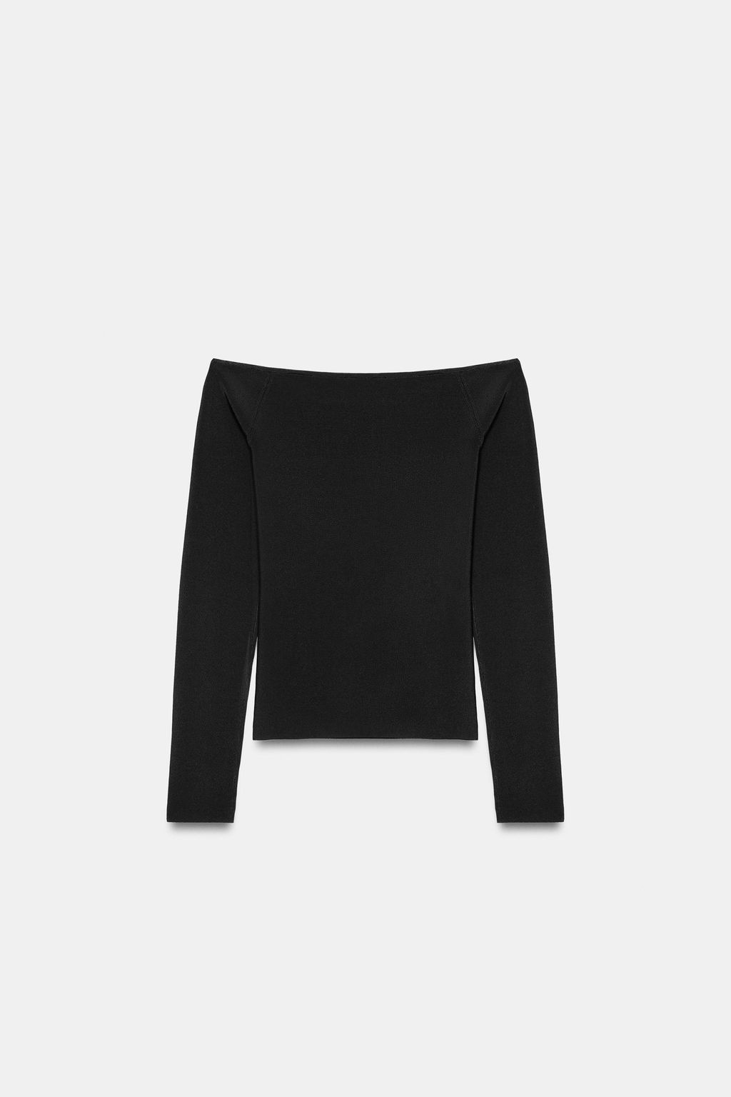TOP PUNTO OFF SHOULDER / Negro - Zara фото 5