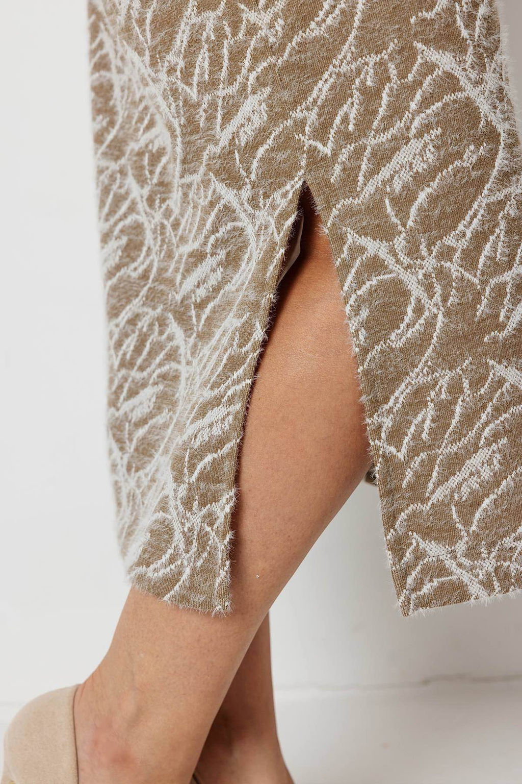 Юбка женская 152/15/Коричневый - Rise фото 4