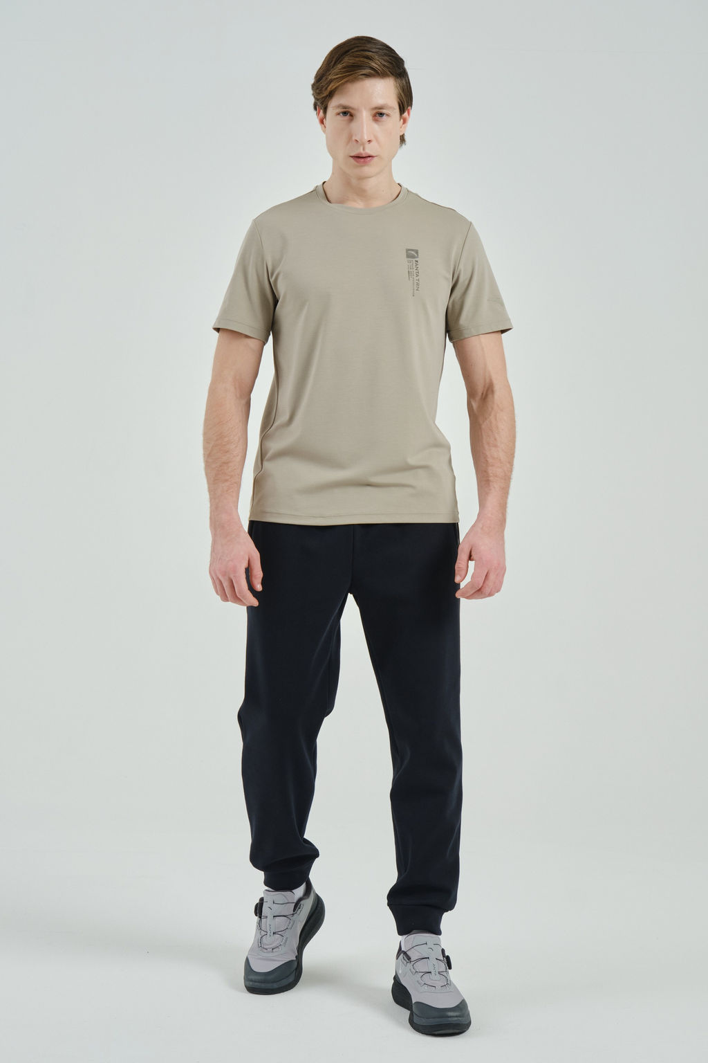 Брюки трикотажные утепленные Черный - Anta фото 2