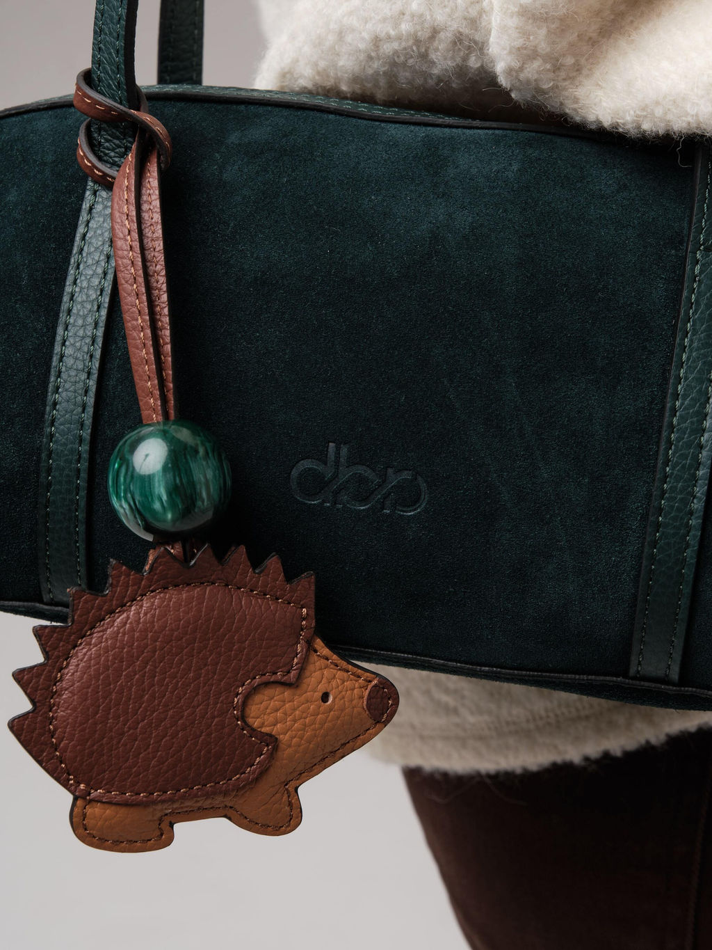 Замшевая сумка Ezhik DBR 31225 форест  фото 9