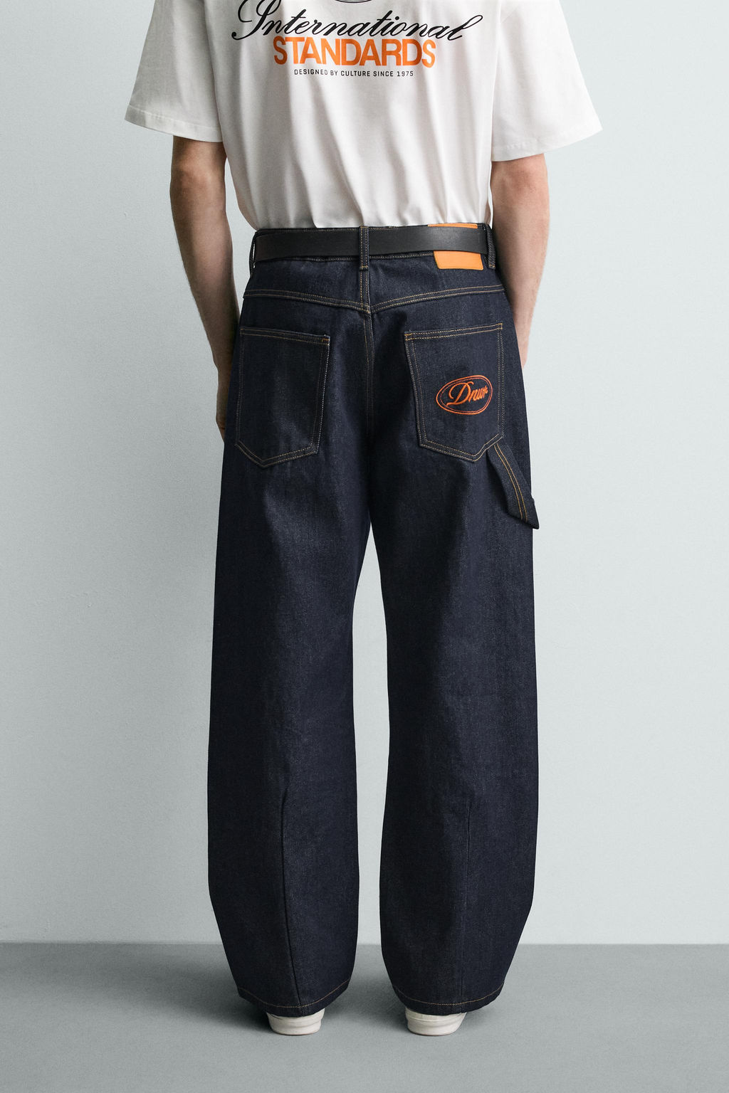JEANS LOOSE FIT BORDADO / ?ndigo - Zara фото 3