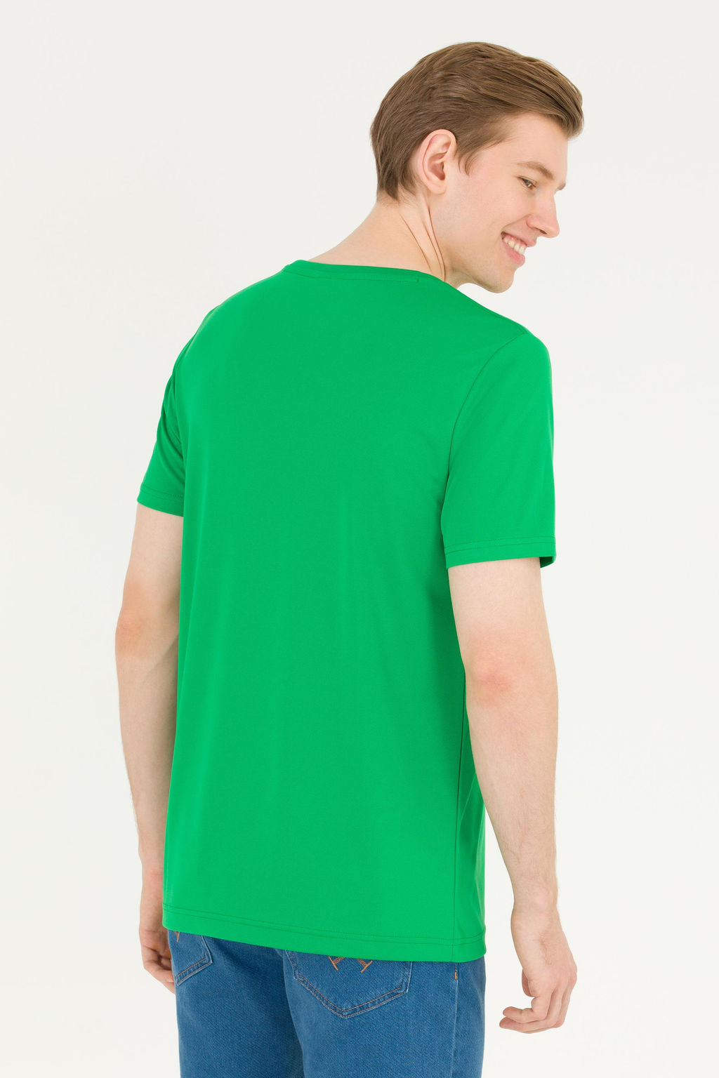 Мужская футболка с круглым вырезом Apple Green - U.s. polo assn фото 19