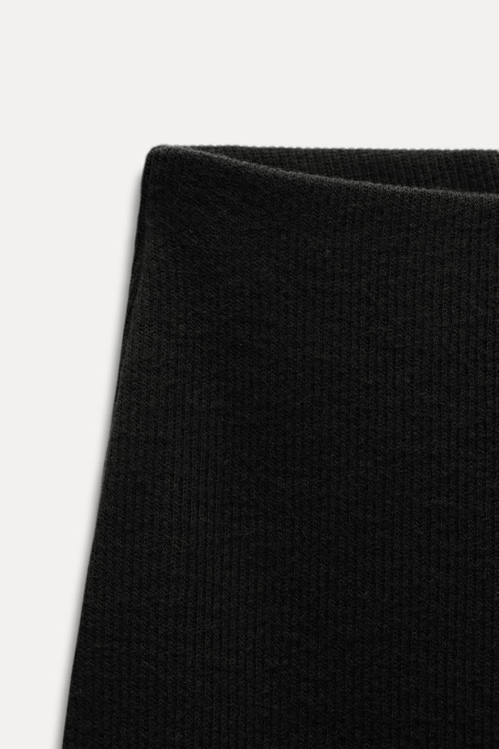 SOFT RIBBED TROUSERS - Zara фото 14