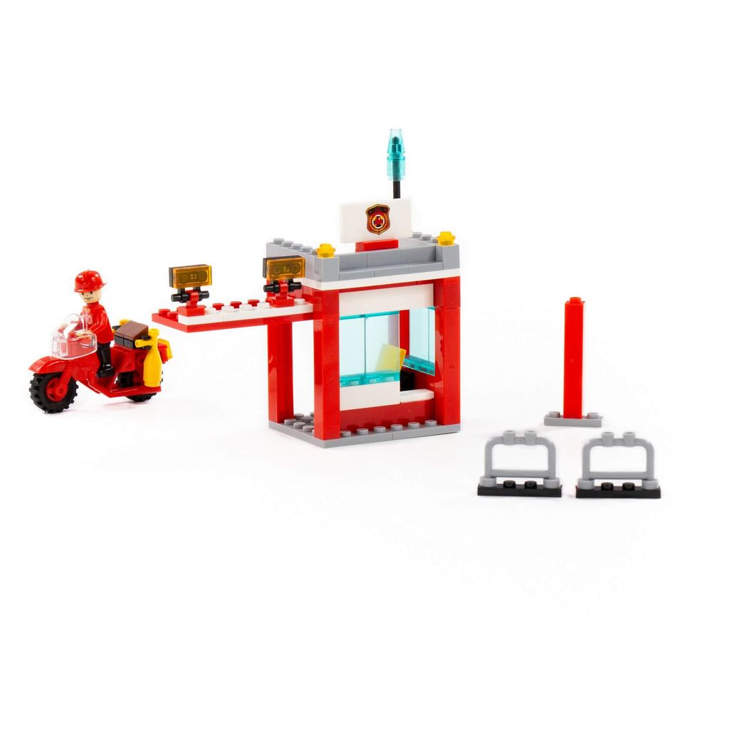Конструктор Классик Пожарная служба-1.8 (86 элементов) (в коробке) - Полесье фото 3