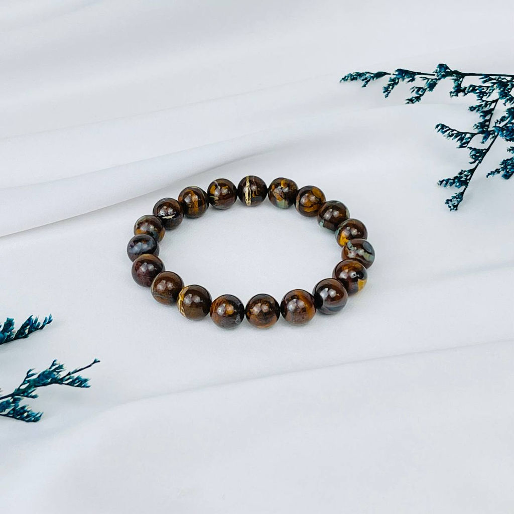 Браслет из древесного Опала 18 см