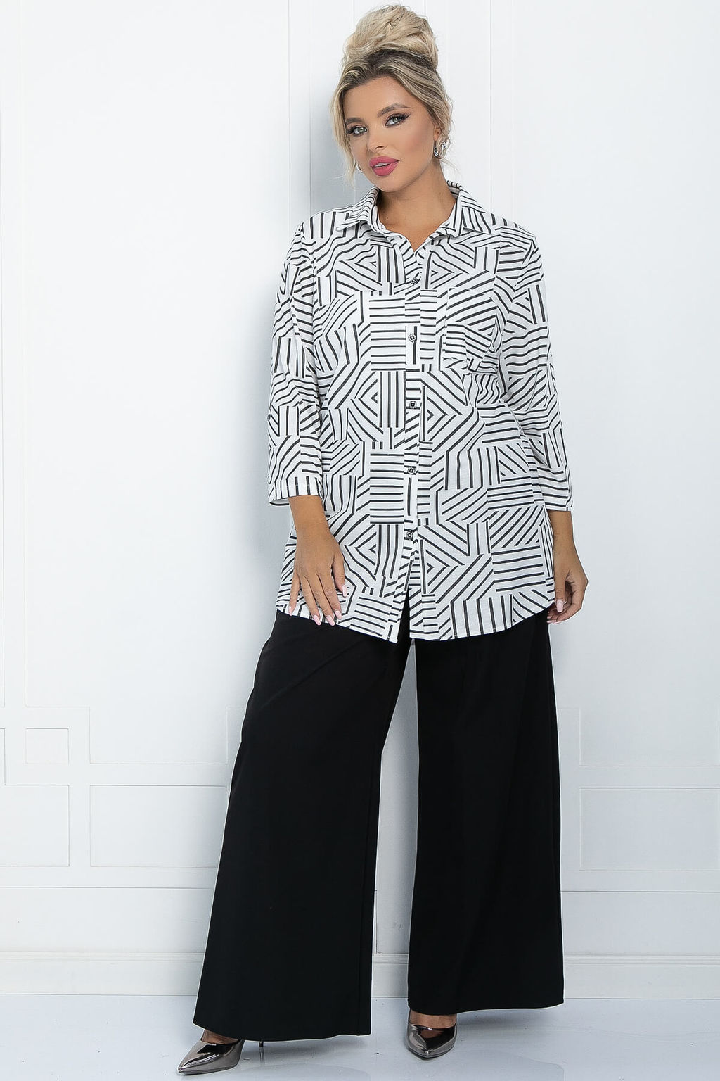 Туника Привкус тайны (белый) Б11401 - Lt collection фото 4