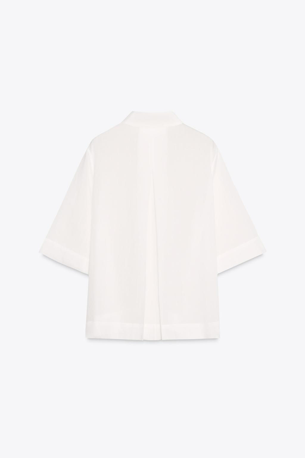 ZW COLLECTION RAMIE SHIRT - Zara фото 16