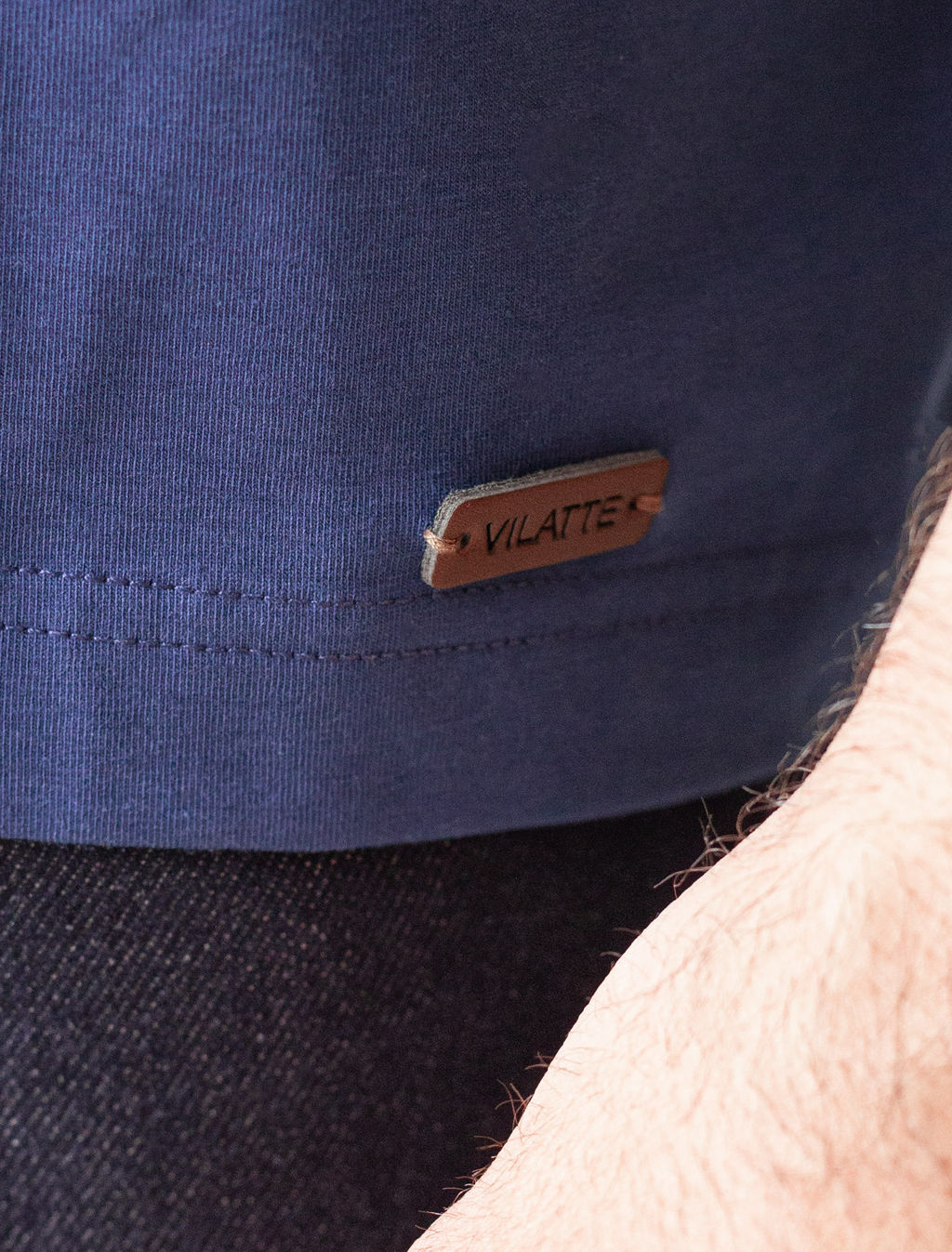 Футболка из премиального хлопка с авторским принтом - Vilatte фото 6