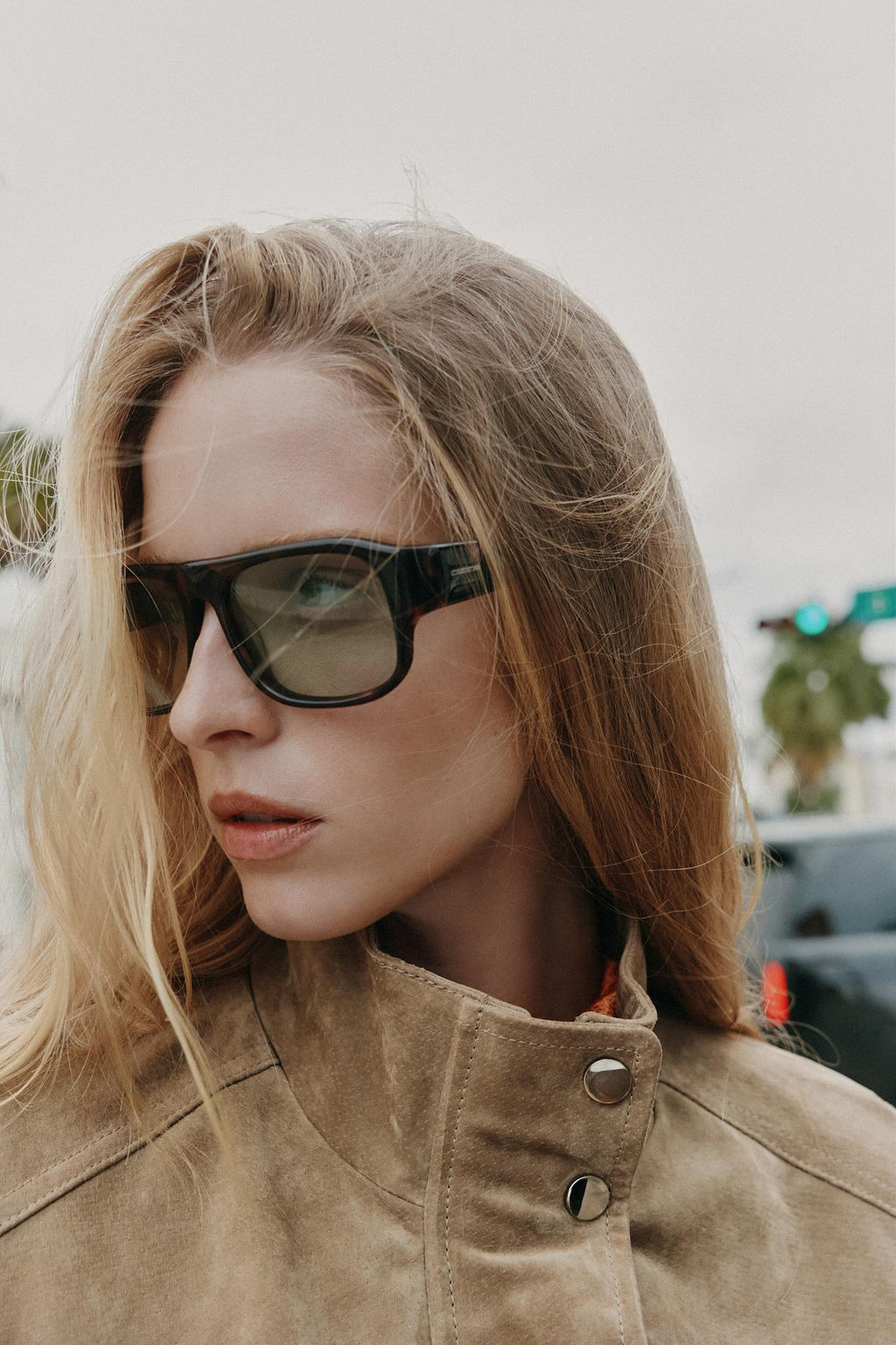 100% SUEDE LEATHER HIGH-NECK JACKET - Zara фото 15