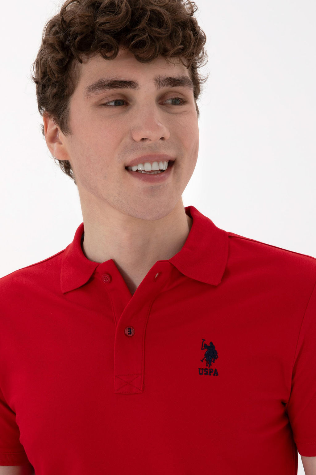Erkek Slim Fit Polo Yaka K_rm_z_ Basic Ti__rt Sepette S_rpriz _ndirim - U.s. polo assn фото 2