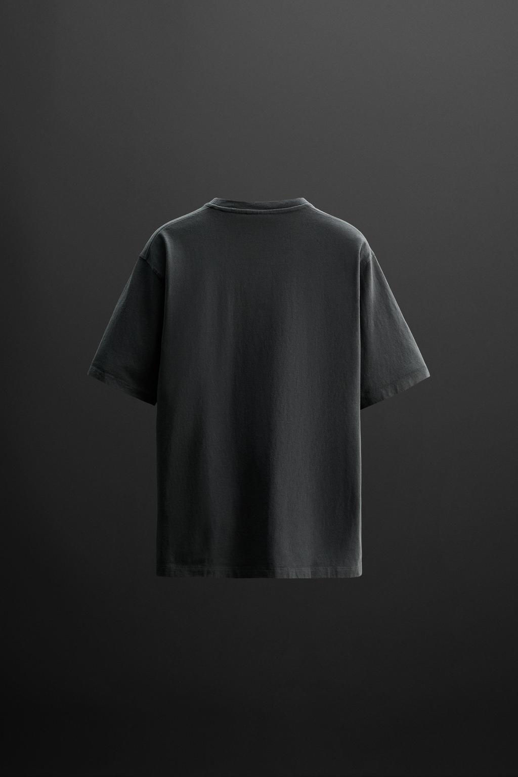 RUNNING GRAPHIC PRINT T-SHIRT - Zara фото 7