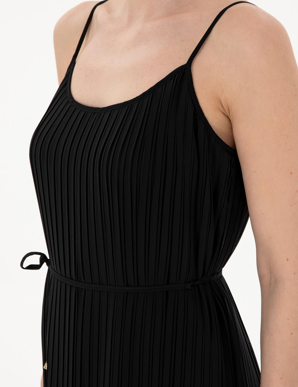 Siyah Regular Fit Dokuma Elbise - Pierre cardin фото 6