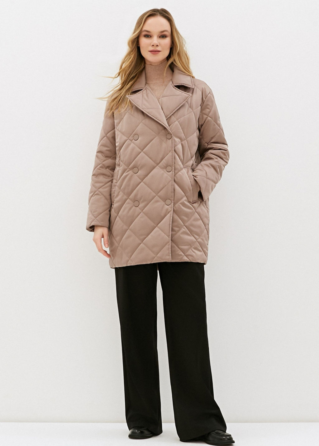 Conso/SM 220109 - almond Утепленное Пальто фото 3