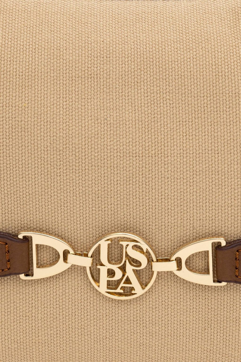 U. S. Polo Assn / Женская бежевая сумка через плечо - U.s. polo assn фото 5