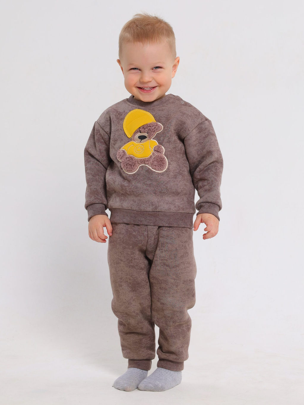 Костюм для мальчика с начесом Футер - Оптима фото 6
