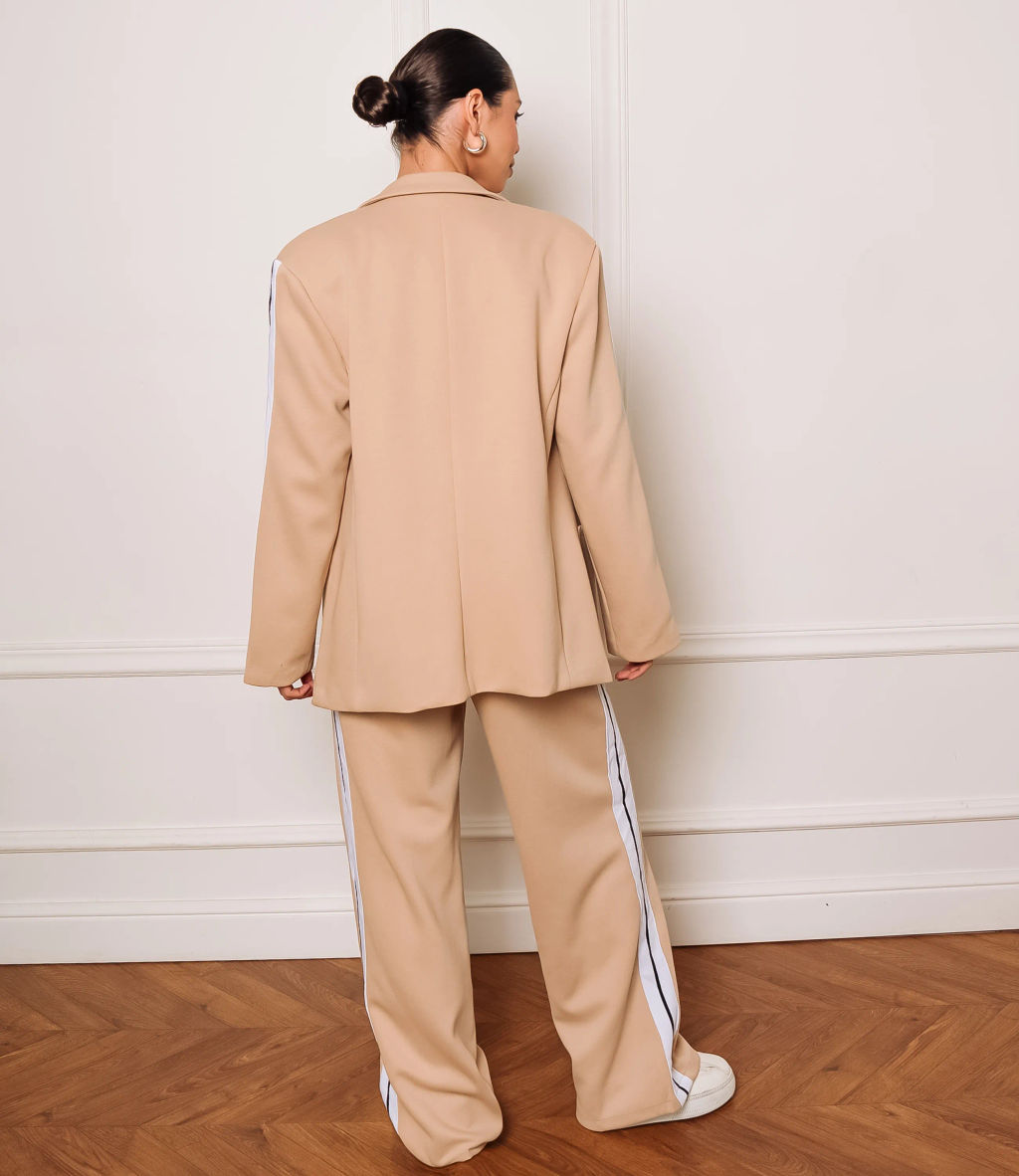 Костюм #ОКТ205001, бежевый