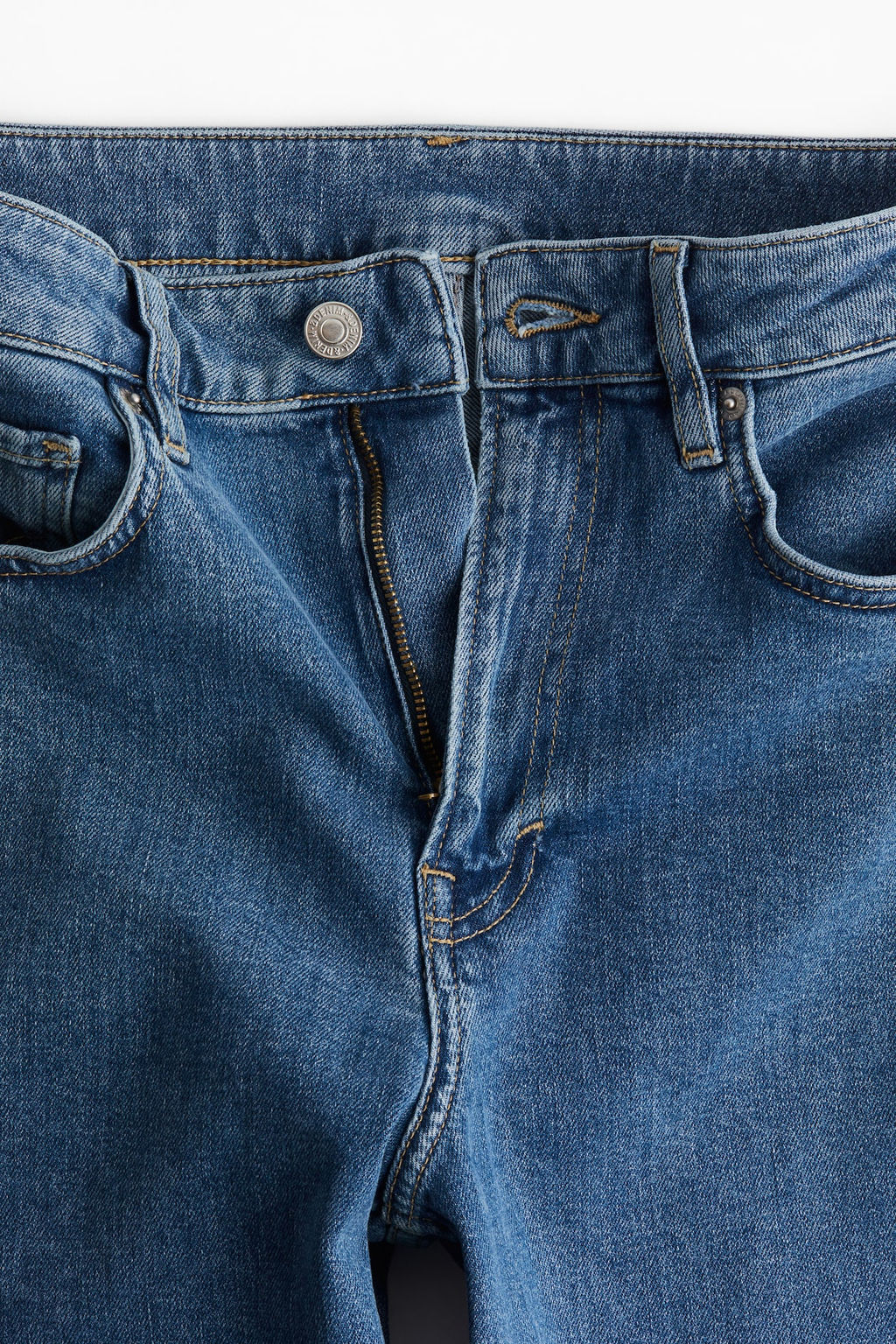 Slim Straight High Ankle Jeans - H&m фото 2