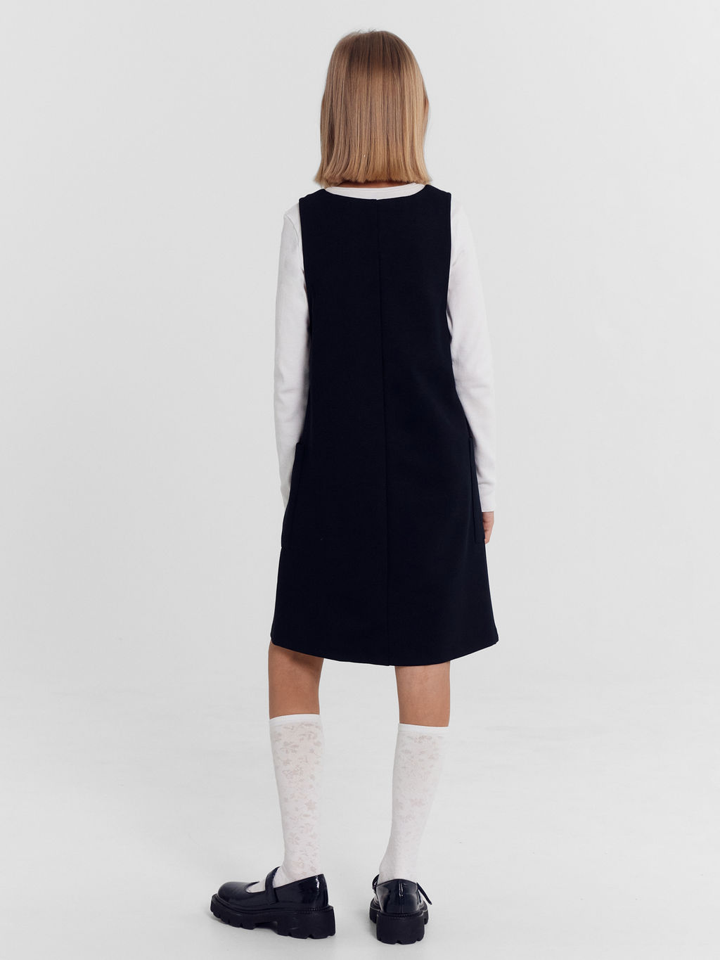 Сарафан для девочек в черном цвете - Mark formelle фото 4