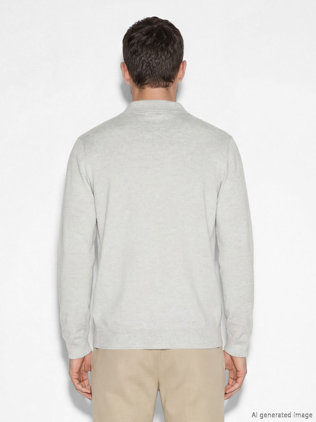 Polo Yaka Erkek Triko Kazak