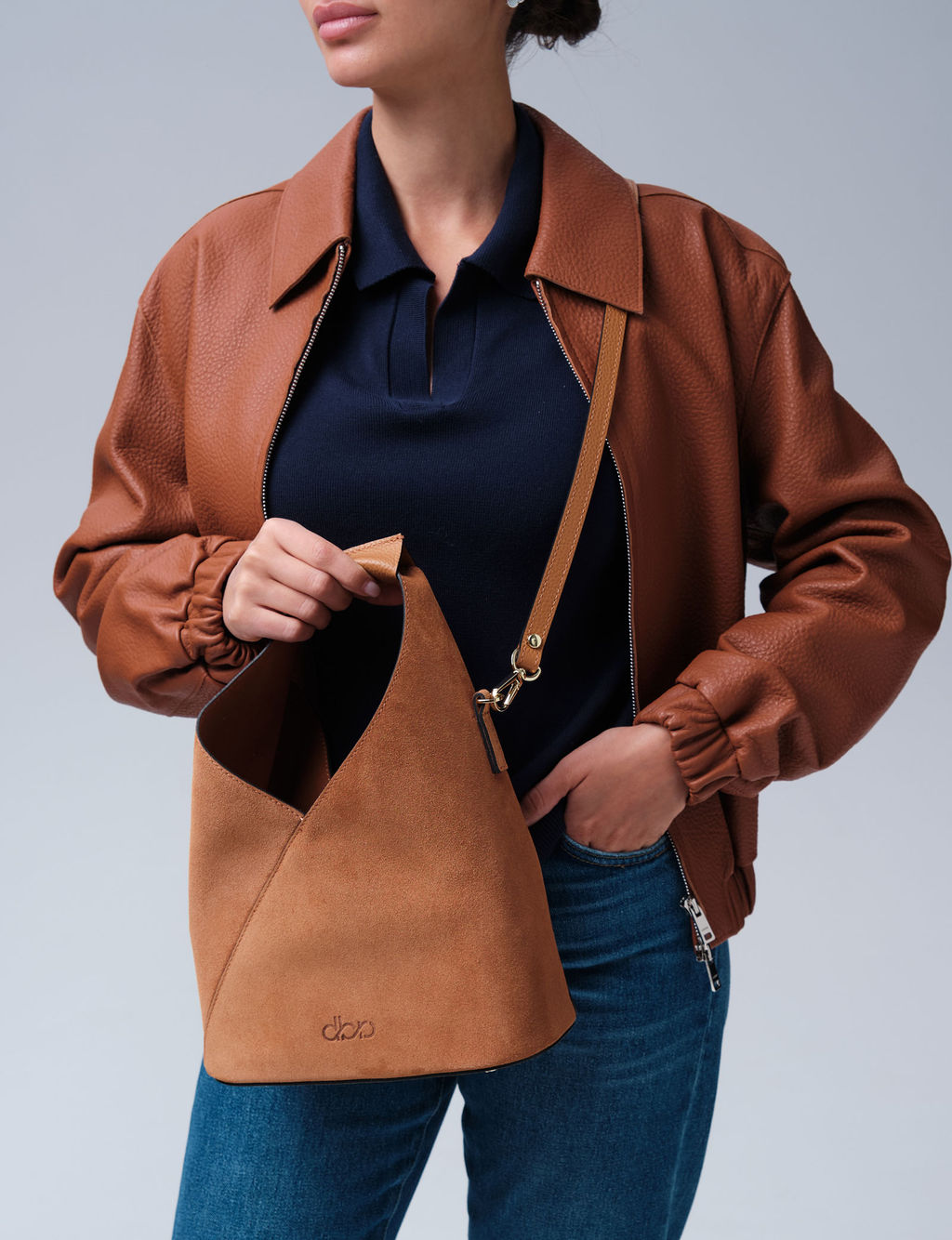 Замшевая сумка Rebecca DBR 31370 вуд  фото 7