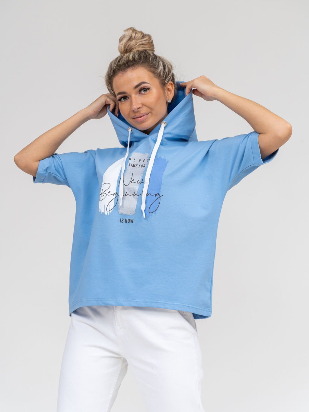 940 Футболка "Голубой"