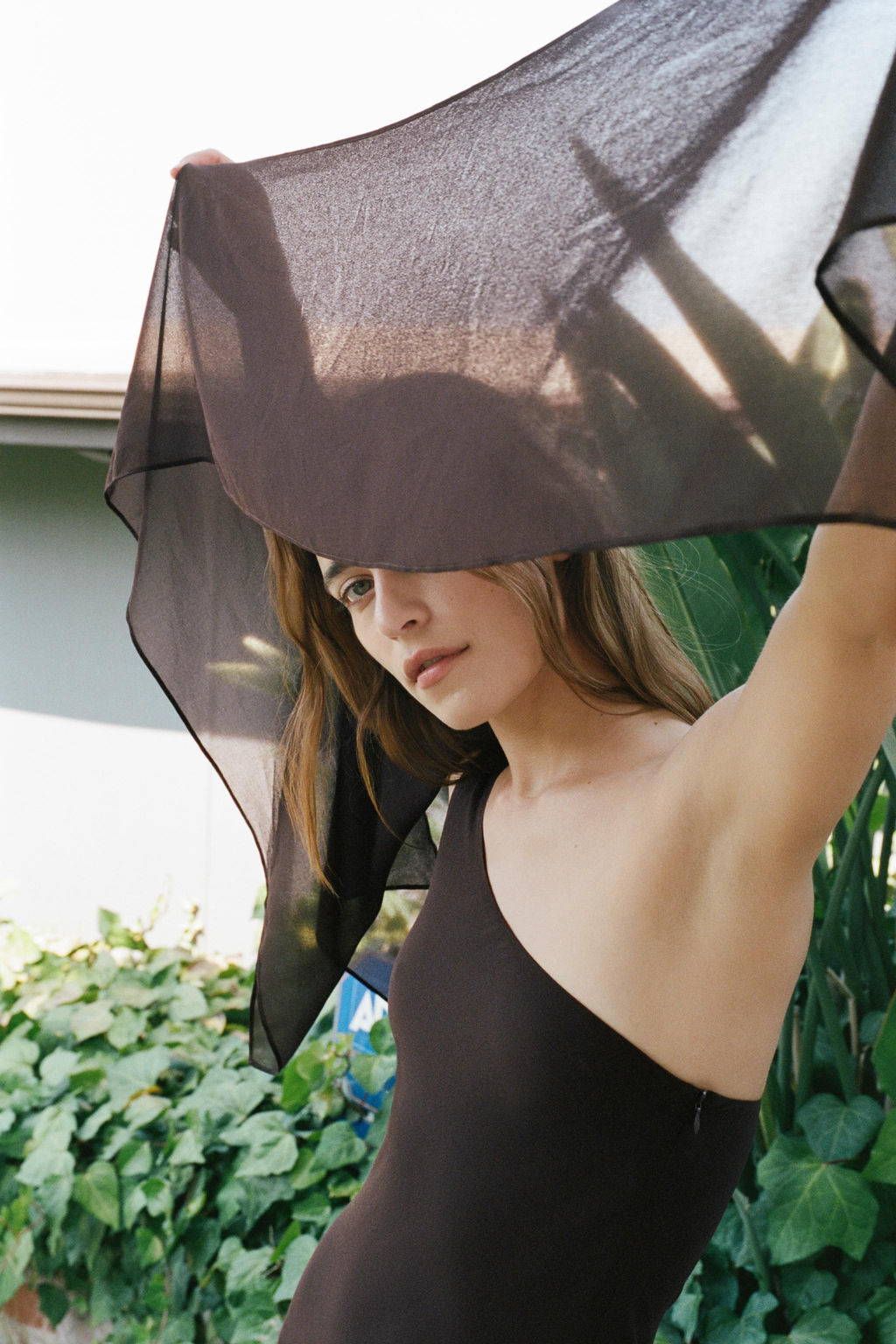 LIMITED EDITION ASYMMETRIC CAPE DRESS
