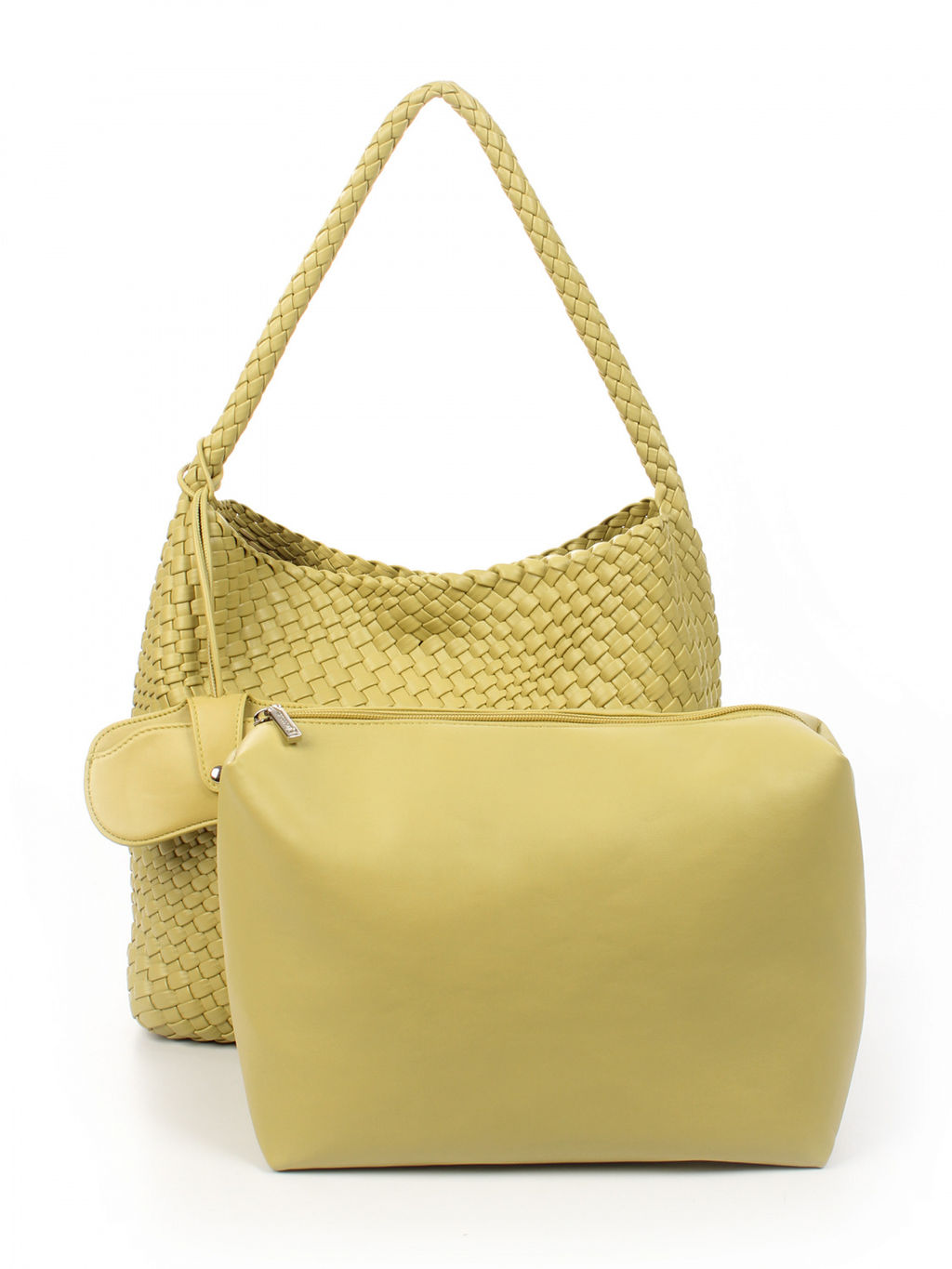 LACCOMA сумка СУ1053-0-оливковый эко кожа хлопок  фото 4