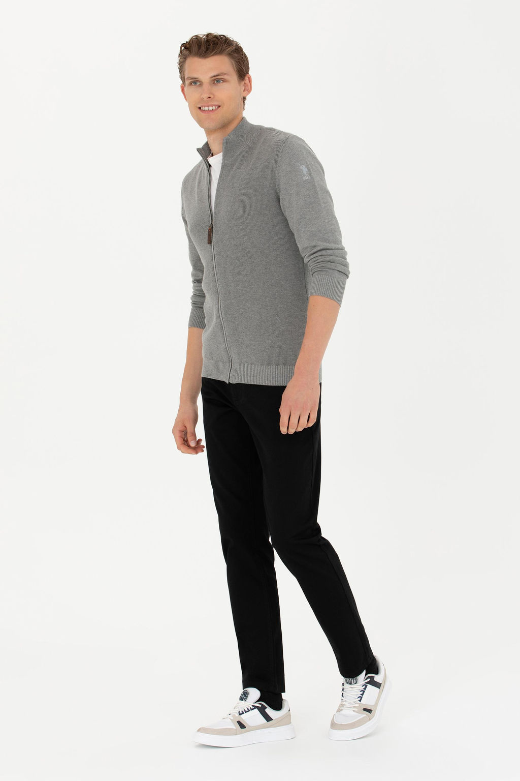 Мужские черные брюки из плотной ткани - U.s. polo assn фото 10