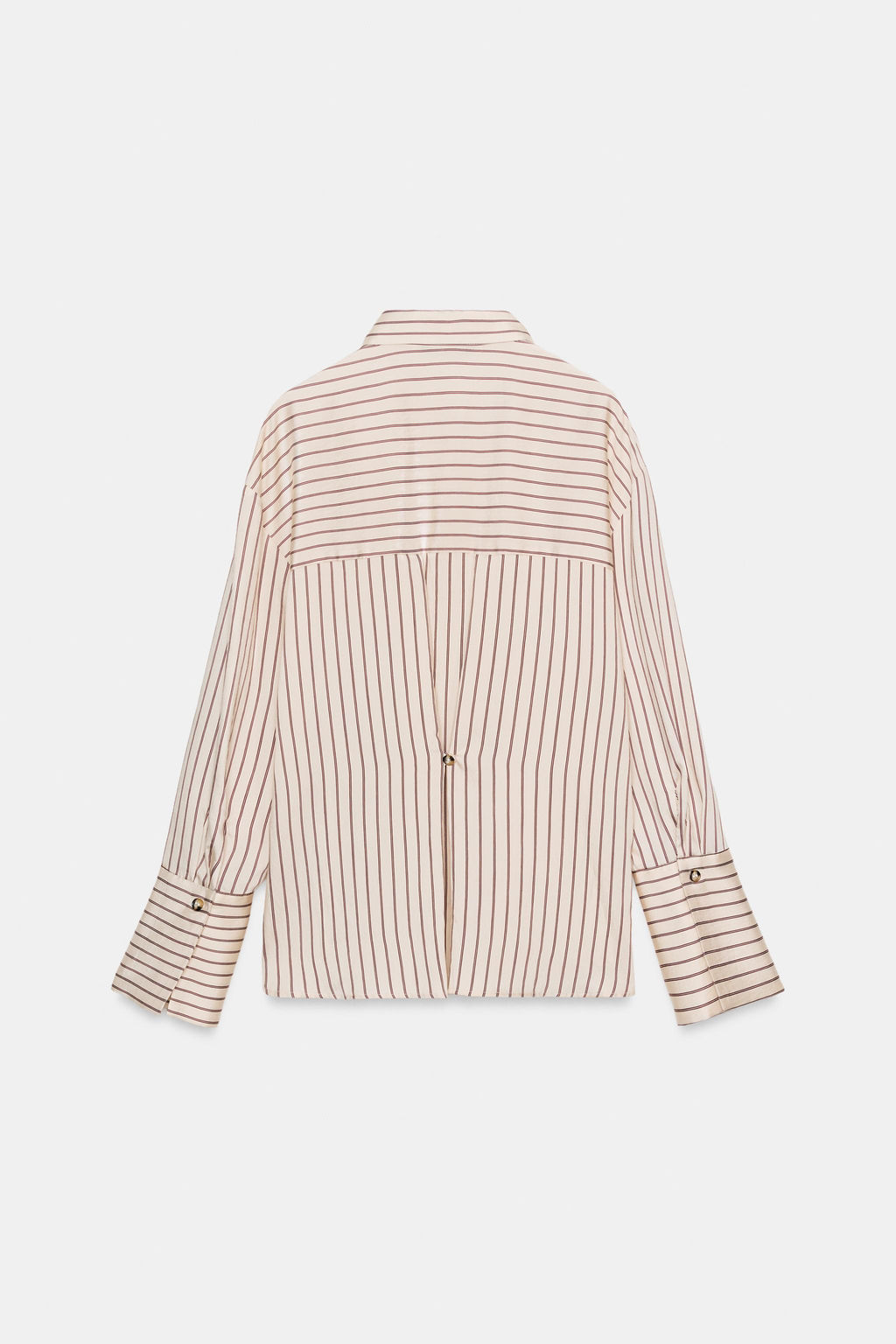 STRIPED SHIRT WITH WIDE CUFFS - Zara фото 19